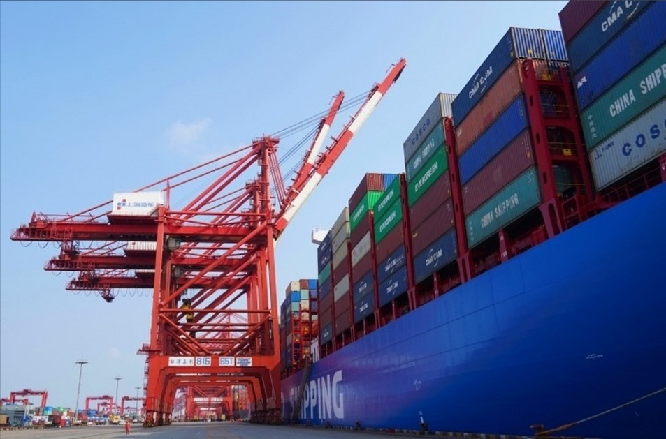 Sea freight delivery of piping packages