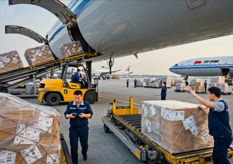 Air freight for urgent piping delivery